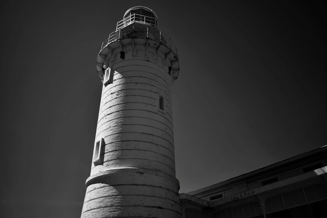 old black and white photo